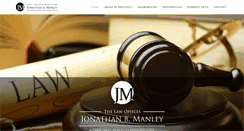 Desktop Screenshot of jmanleylaw.com